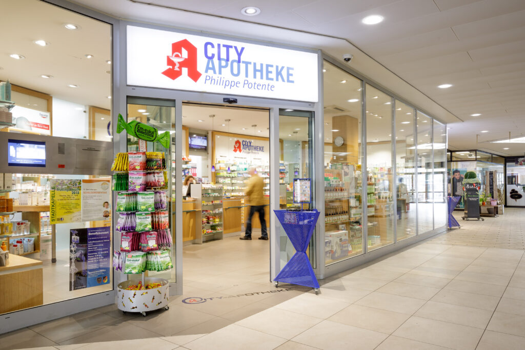 Filiale der City-Apotheke von Außen